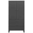 Lady Jillian -  Industrial Wardrobe Anthracite 90x50x180 cm Metal